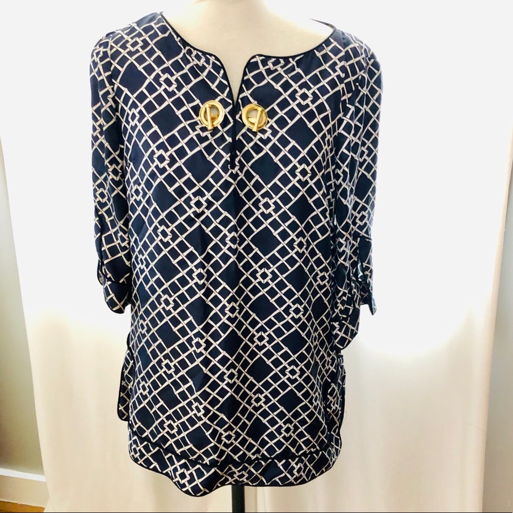 Elizabeth McKay silky tunic shirt